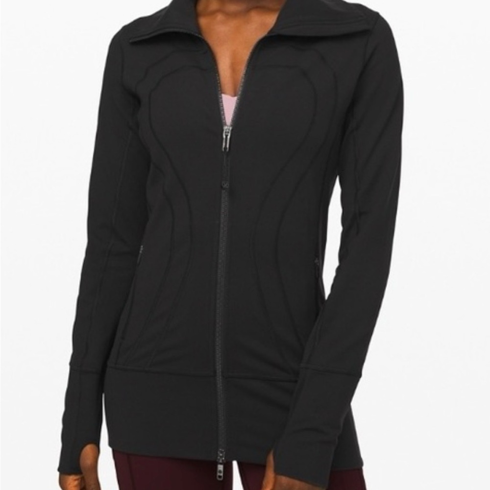 lululemon athletica Black Athletic Top with Size Dot